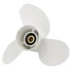 AYWSTC Outboard Propeller for Yamaha Engine 60/70/75/80/85/90/115/130HP, 15 Spline Tooth, RH, Boat Motor Aluminum Alloy Propeller Replacement # 6E5-45947-00-EL, 13 1/2x15-K Gearcase view 1
