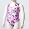 Fldy Kids Girls Gymnastics Dance Outfits Sleeveless Bodysuit Unitard with Athletic Shorts Gymnastics Tumbling Outfits P 4 view 4