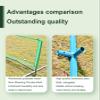 OFDWFFYM Pickleball Net with Stand 22ft, Portable Pickleball Tennis Net Sturdy Structure, for Park Backyard, Easy to Install view 3