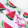 NineFit Basics Baby Girls Watermelon Print Swimsuit Cute Tassel 2 Piece Tankni Top and Bikini Bottom Infant Summer (Red, 12-18 Months) view 4