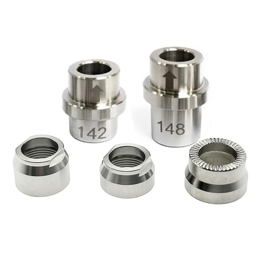 AGILLE KICKR Thru Axle Adapter Kit, Compatible with Wahoo KICKR CORE and KICKR V4 and Newer Models, 2025 Upgrade Stainless Steel Fit for WFKICKRTHRUAXLEKIT, More Durable and Rust Resistant