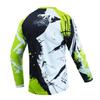Kids Mountain Bike Shirts Child Cycling Jersey for Girls Boys Youth Long Sleeve Clothing MTB Bicycle Downhill BMX Tops Green view 3