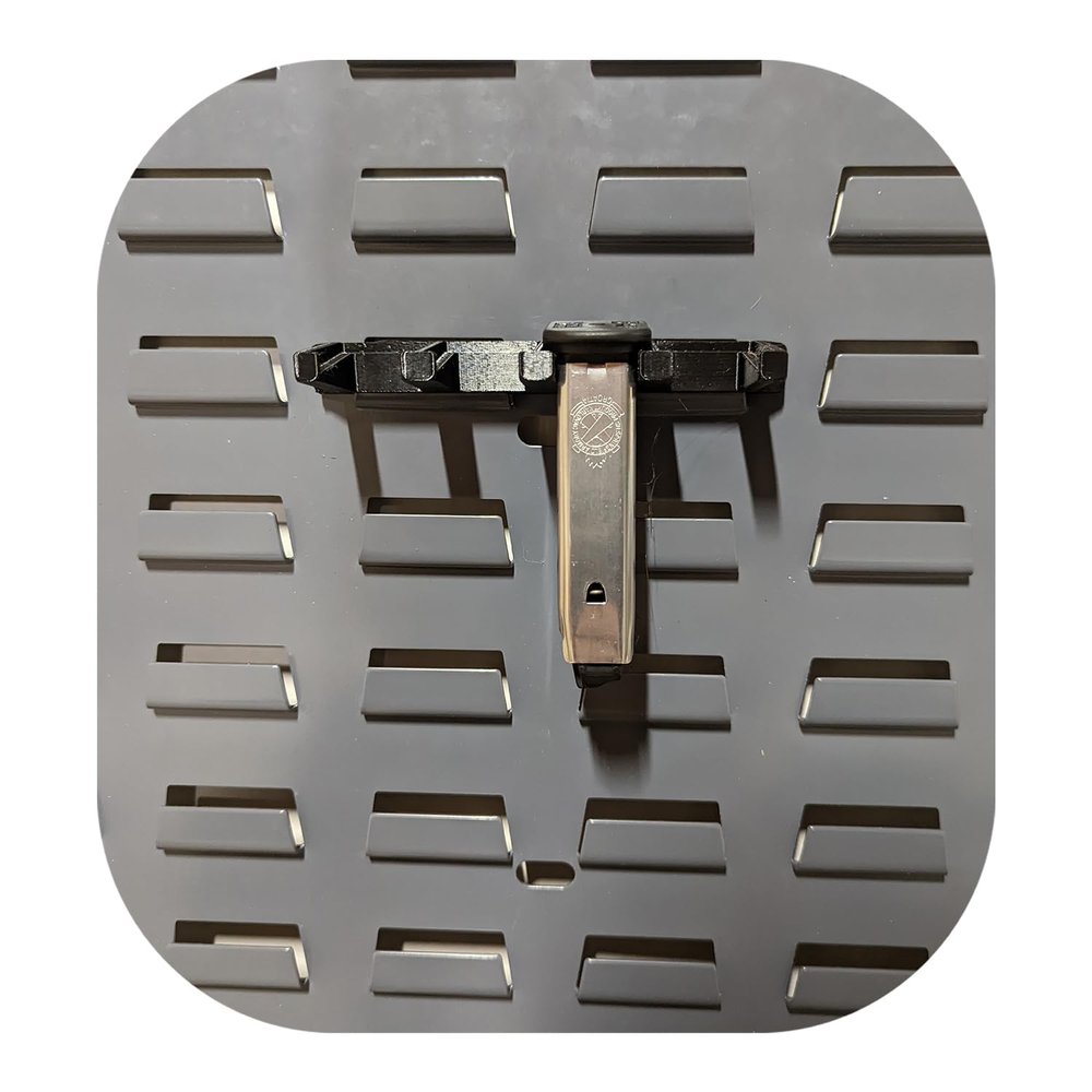 Hammy3DPrints Mount for Springfield XDM 9mm Mags - Secure It/Akro Mils | Magazine Holder Storage Rack (Plastic Panel)