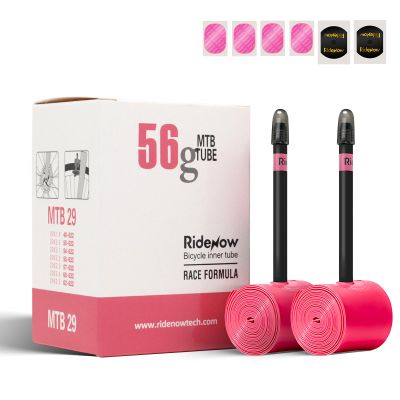 RideNow 2-Pack MTB Bike Inner Tube 24//26/27.5/29" for 1.3-2.0/1.9-2.5, with MTB/Ebike/Gravel 45/65mm Metal/TPU Presta Valve, Ultra-Light Puncture Resistant Bike Inner Tube(Include Patch Repair Kits)