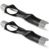 RoundFunny 2 Pack Golf Grip Trainer Attachment for Improving Hand Positioning on Club Right Handed Golf Swing Trainer for Kids and Woman Beginner Learn Correct Grip Posture(Gray) view 1