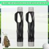 RoundFunny 2 Pack Golf Grip Trainer Attachment for Improving Hand Positioning on Club Right Handed Golf Swing Trainer for Kids and Woman Beginner Learn Correct Grip Posture(Gray) view 2