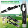 RoundFunny 2 Pack Golf Grip Trainer Attachment for Improving Hand Positioning on Club Right Handed Golf Swing Trainer for Kids and Woman Beginner Learn Correct Grip Posture(Gray) view 3