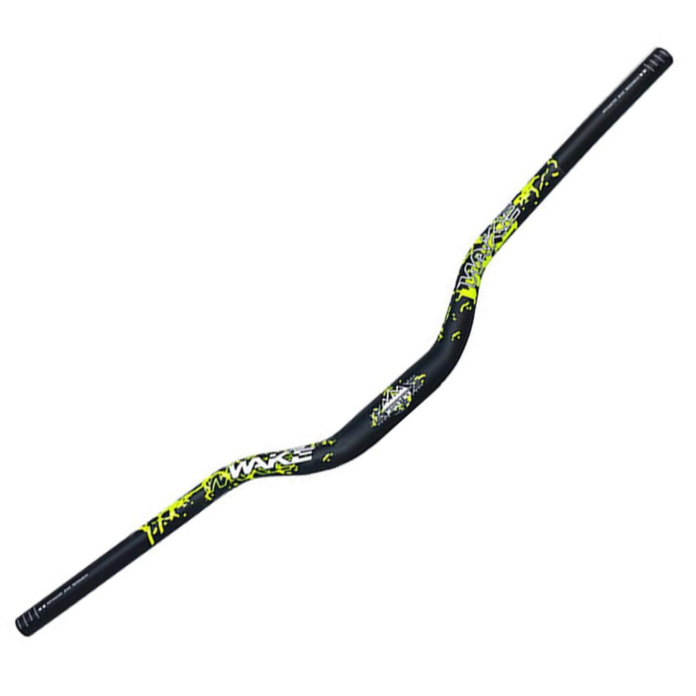 Bike Handlebar Mountain Bike U-shaped Handlebar Alu Alloy CNC Swallow Handlebar 55mm Height Bend Handlebar 31.8*780mm Riser For Most Mountain Bike,Road Bike ( Color : Black Green , Size : 780mm )