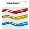 Bike Handlebar Mountain Bike U-shaped Handlebar Alu Alloy CNC Swallow Handlebar 55mm Height Bend Handlebar 31.8*780mm Riser For Most Mountain Bike,Road Bike ( Color : Black Green , Size : 780mm ) view 2