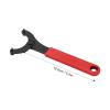 equlup 165x30x7mm / 6.5x1.2x0.3in Bicycle Center Shaft Removal Tool, Bike Axle Flywheel Wrench Number Eight Shaped Wrench Repair Tool for Biking Cycling view 2