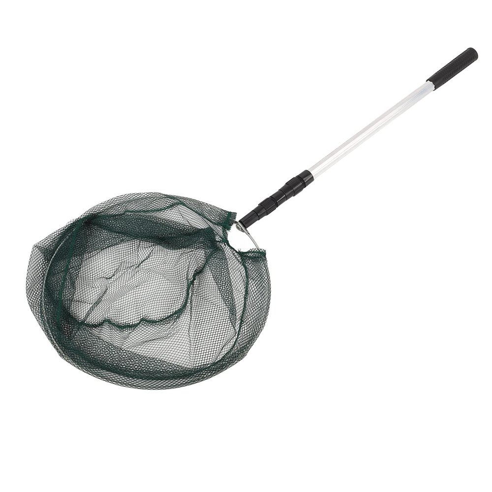 Aluminium Alloy Fish Landing Net with Telescoping Pole Handle, Portable Fishing Net for Catch & Release (2 1m)