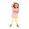 Kidddio Premium Baby & Toddler Capri Leggings - Soft Cotton Blend, Durable & Perfect for Every Adventure - Single - 12 Months - Yellow view 2