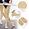 Buauty 2 Pairs Girl's Ballet Dance TightsConvertible Transition Toddler Pantyhose Kids Soft School Footed Legging Stockings view 2