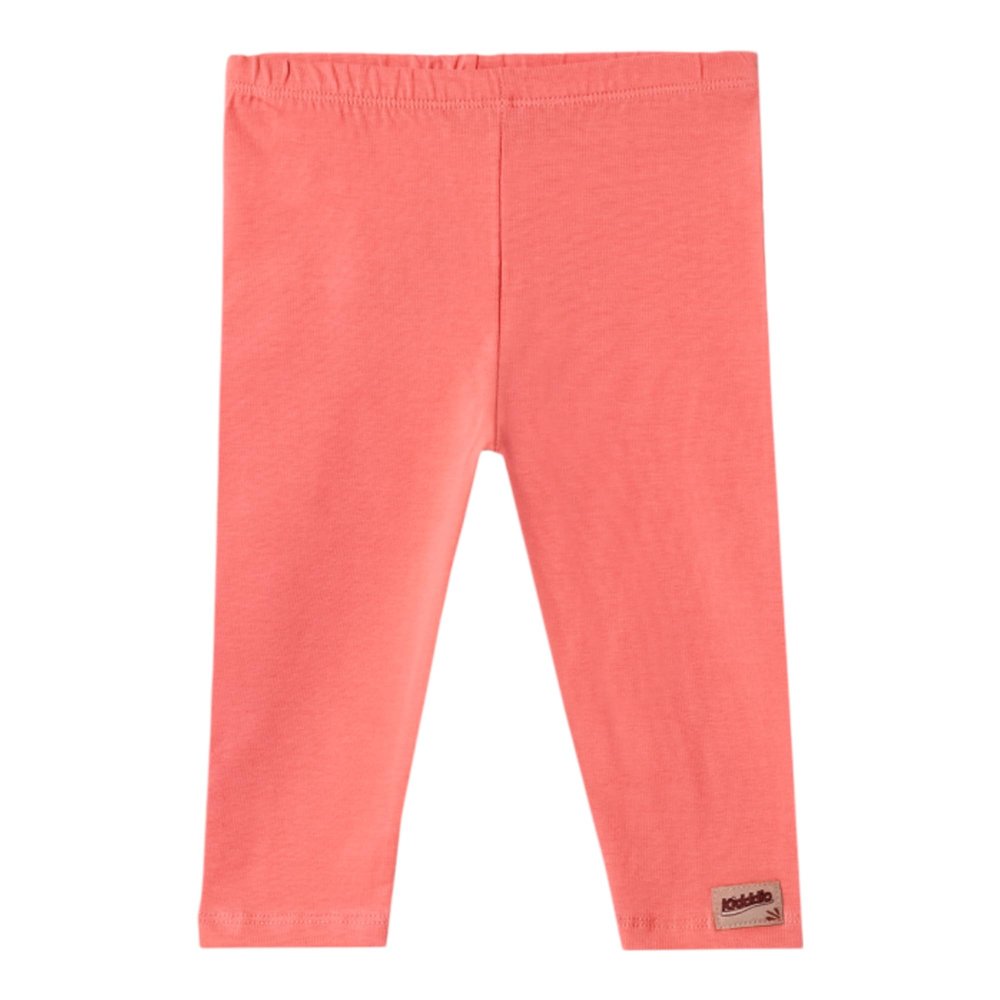 Kidddio Premium Baby & Toddler Capri Leggings - Soft Cotton Blend, Durable & Perfect for Every Adventure - Single - 4T - Coral Red