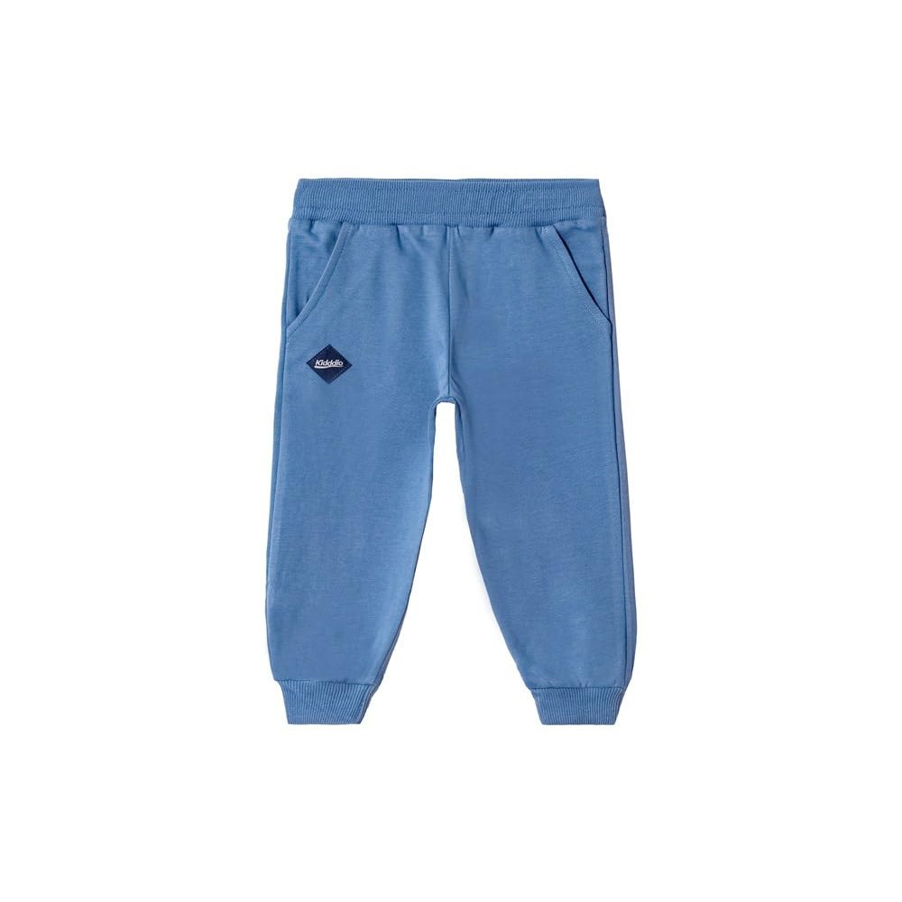 Kidddio Baby & Toddler Jogger Pants - Premium Quality Unisex Baby Clothes, Soft, Comfortable Cotton, Versatile & Durable Design for Newborn and Toddler - Single, 2T, Indigo