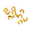 Muloo 10pieces Bicycles C-Clips Clamps Housing Hoses Guide Clamps Brake Cable Housing Clip Bicycles Housing Hoses Guide Clamps, Purple view 2