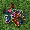 Muloo 10pieces Bicycles C-Clips Clamps Housing Hoses Guide Clamps Brake Cable Housing Clip Bicycles Housing Hoses Guide Clamps, Purple view 4
