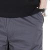 Men's Cargo Casual Capri Lightweight Multi Pocket 3/4 Capri Pants Below Knee Workout for Men Shorts (Grey,Large) view 2