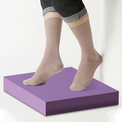 Extra Large Foam Balance Pad, Non-Slip Foam Mat for Yoga & Balance Strength Training, Knee Pad for Physical Therapy Purple- 17.72