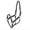 Large Horse Leather Halter w/Brass Hardware view 1