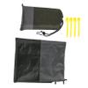 KOMBIUDA 1set Large Picnic Blanket and Beach Mat Foldable Outdoor Cushion Convenient Pocket for Camping Hiking and Picnics Green Gray view 1