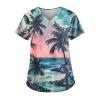 Scrub Tops Women Plus Size Srubs Pink Scrub Tops Women Scrub Tops Scrub Tops Scrub Top Scrubs Tops for Women Scrubs for Women Tops XL Nurse Tunic Tops view 1