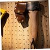 Balacoo Ax Leather Camping Hatchet with Leather Case Hatchet Portable Cover Blade Guard Portable Cover Manual Cowhide Waist Hanging, 10.5X9CM, Light Brown, GS27E44UUX22834G2BHINSOH view 4