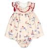 Mayoral Baby or Girls Spring Dresses (Linen Seaside, 6-9 Months) view 1