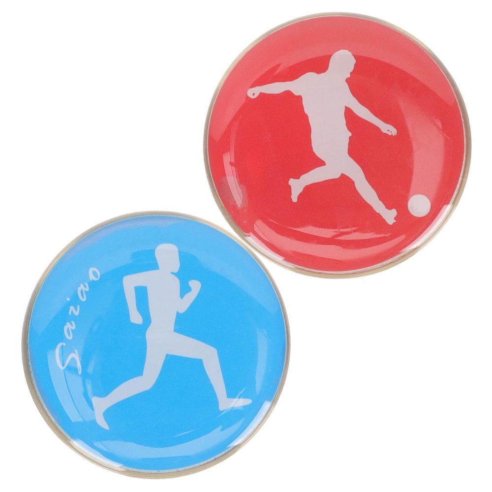 SUPVOX 2pcs Volleyball Referee Flip Practical Referee Coins for Match Tournament Toss Coin