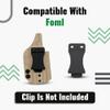 Holster Gator Tactical Mount, Belt Clip Holster Holder for Car, Truck, Desk & Wall, Storage for Vehicle, Home, Office, Includes Sticky Dash Installation Kit Compatible with Fomi QuickClip view 2