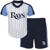 MLB Toddler 2-4 The Line Up Official 2 Piece Short Sleeve T-Shirt & Shorts Set (US, Age, 3 Years, Tampa Bay Rays) view 1