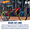 Dynacraft Hot Wheels 18" Children's Bike  Exciting, Red Design, Sturdy and Durable, Perfect for Kids Learning to Ride, Easy to Assemble, Ideal for Young Riders 6-9 Years view 3