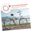 Balacoo Bicycle Pump Inflator Hose Reusable Hose for Inflator Connect Inflator Parts Inflator Used Hose Inflating Hose Inflator Connecting Bike Component, 124.00X1.00X1.00CM, 05DW11K007X09C2S view 2