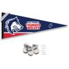 College Flags & Banners Co. Colorado State Pueblo Thunderwolves Pennant Flag and Wall Tack Mount Pads view 1