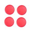 BRIGHTFUFU 8pcs Red Air Hockey Pucks and Paddles Replacement for Game Tables Accessories for Competitive Play for Air Hockey Enthusiasts
