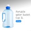 Alomejor 1L BPA Blue Water Bottle Kettle PET Sport Picnic, Big Capacity, Easy to Carry view 2