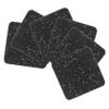 6pcs Rubber Workout Mat for Gym Noise-reducing Anti-Slip Treadmill Accessories Durable Floor Pads for Hardwood Carpet Protection for Home Office Use view 1
