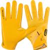 Grip Boost Football Gloves - Solid Stealth 6.0 Boost Plus Sticky Technology - Adult and Youth Football Gloves for Wide Receiver - Men's and Boys Sizes (Solid Yellow, Youth Small) view 1