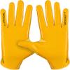 Grip Boost Football Gloves - Solid Stealth 6.0 Boost Plus Sticky Technology - Adult and Youth Football Gloves for Wide Receiver - Men's and Boys Sizes (Solid Yellow, Youth Small) view 2