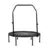 HolaHatha Foldable Mini Trampoline Fitness Rebounder for Home Gym Workouts with 5-Level Adjustable Handle, Heavy-Duty Steel Frame, Portable Design, and Supports up to 440 Pounds view 1