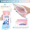 12PCS Disposable Urine Bags,900ML Pee Bags for Travel for Women/Men with Big Funnel,Leak-Proof Emergency Portable Travel Urinal and Vomit Bags for Travel,Car,Camping,Traffic,Pregnant, Patient, Kids view 3