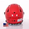 Riddell SpeedFlex Adult w/Black SF-2EG-II Facemask + US Helmet Flag Decal (Scarlet Helmet, Small) - Green Gridiron view 4