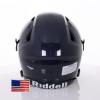 Riddell SpeedFlex Adult w/Black SF-2EG-II Facemask + US Helmet Flag Decal (Navy Helmet, Small) - Green Gridiron view 4