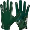 Grip Boost Football Gloves - Solid Stealth 6.0 Boost Plus Sticky Technology - Adult and Youth Football Gloves for Wide Receiver - Men's and Boys Sizes (Solid Green, Youth Large) view 1