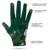 Grip Boost Football Gloves - Solid Stealth 6.0 Boost Plus Sticky Technology - Adult and Youth Football Gloves for Wide Receiver - Men's and Boys Sizes (Solid Green, Youth Large) view 4