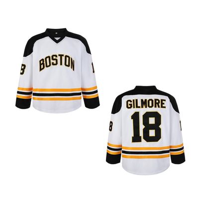 Youth Boston Happy Gilmore 18 Adam Sandler 1996 Movie Hockey Jersey Black Stitched (US, Alpha, Large, Regular, White)