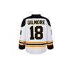Youth Boston Happy Gilmore 18 Adam Sandler 1996 Movie Hockey Jersey Black Stitched (US, Alpha, Large, Regular, White) view 3