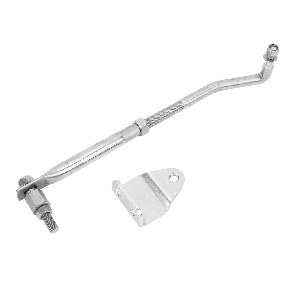 Universal Stainless Steel Outboard Motor Steering Link Rod 265-315mm Flexible for 15H-P to 200H-P Engines, Marine Grade, Rustproof, Easy Installation Kit for Boat Steering System