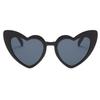 OWL Kids Heart Shaped Sunglasses, Girls Stylish Frames with Tinted and Clear Lenses, UV 400 Protection Polycarbonate Lens (Black Smoke) view 2