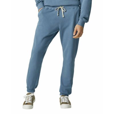 Comfort Colors Adult Lightweight Cotton Sweatpants with Pockets, Style G1469, Blue Jean, Large